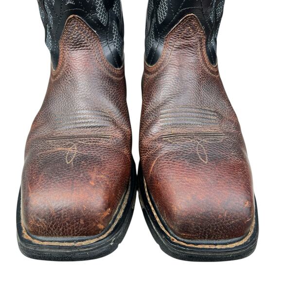 Ariat Men's Workhog VentTek Matrix Brown Composite Toe Work Boot Size 11 EE - Picture 10 of 12